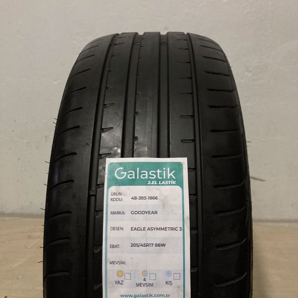 205/45R17 88W Goodyear Eagle Asymetric 3 2EL Yaz Lastiği