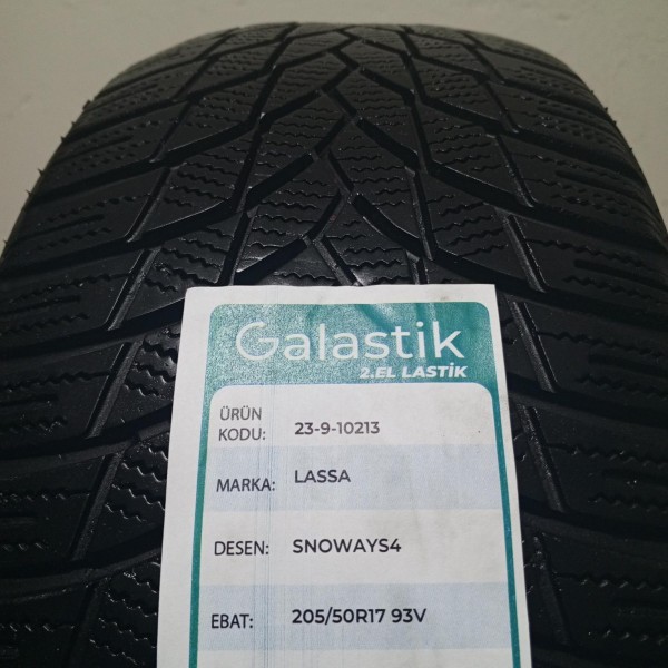 205/50R17 93V Xl Lassa Snoways 4 İkinci El Kış Lastiği