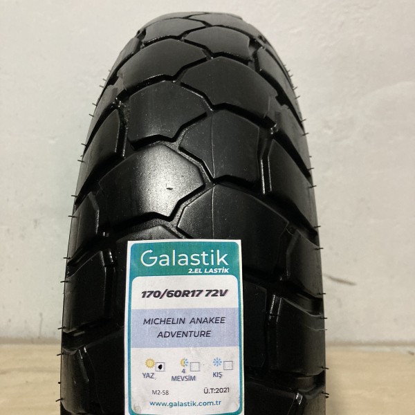 Michelin 170/60R17 72V Anakee Adventure İkinci el motosiklet lastiği