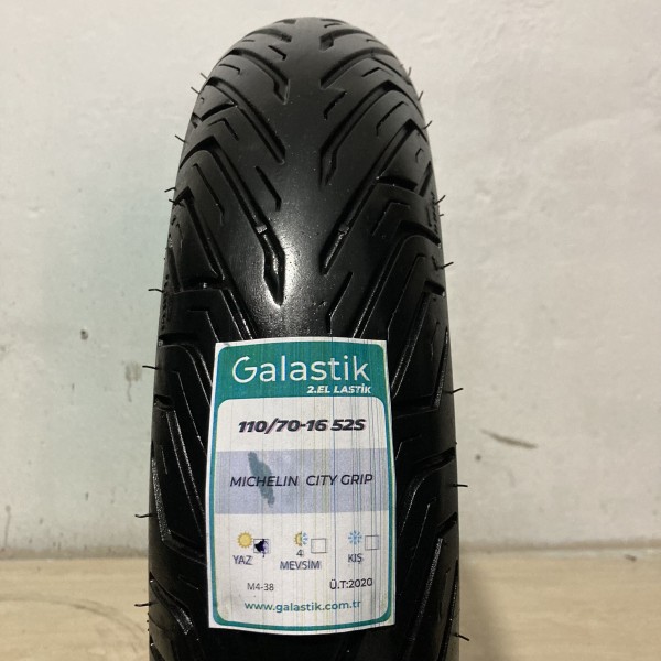 Michelin 110/70-16 52S City Grip İkinci el motosiklet lastiği Michelin 110/70-16 52S City Grip İkinci el motosiklet lastiği