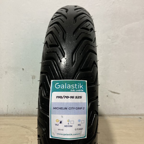 Michelin 110/70-16 52S City Grip İkinci el motosiklet lastiği
