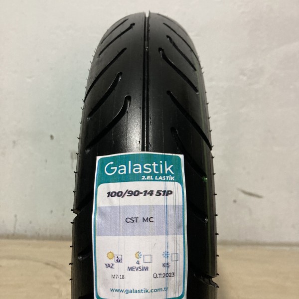 CST 100/90-14 51P MC İkinci el motosiklet lastiği