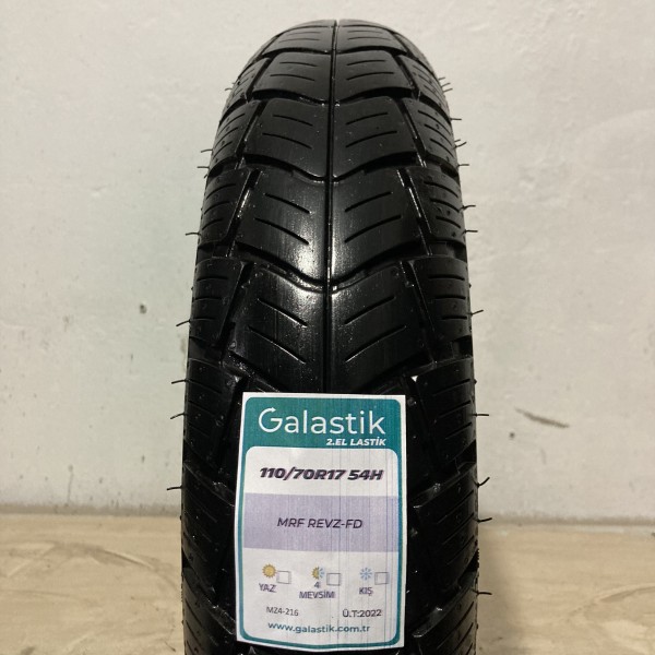 MRF 110/70-17 54H Revz FC-1 İkinci el motosiklet lastiği