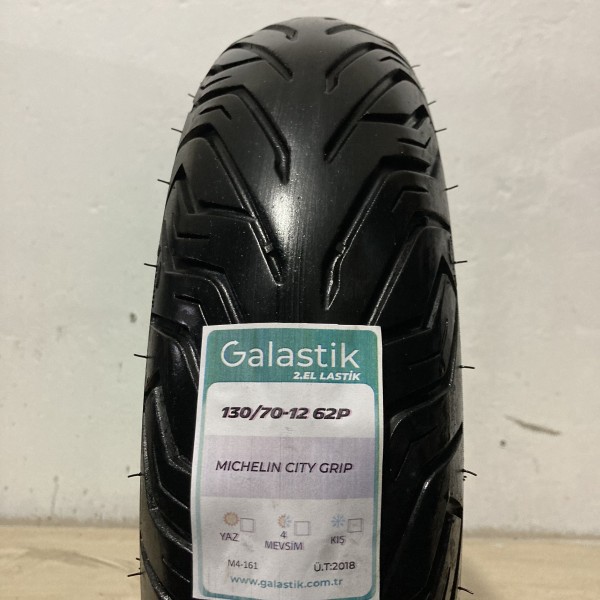 Michelin 130/70-12 62P City Grip Motosiklet Yaz Lastiği