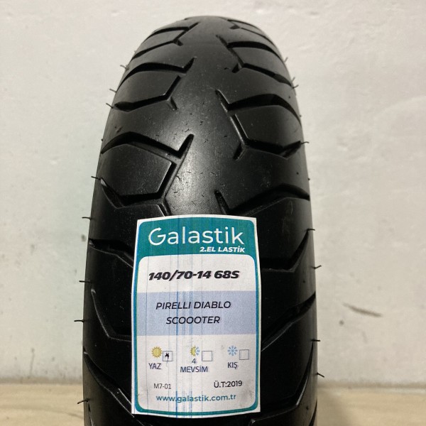 Pirelli 140/70-14 68S Diablo Scooter Motosiklet Lastiği